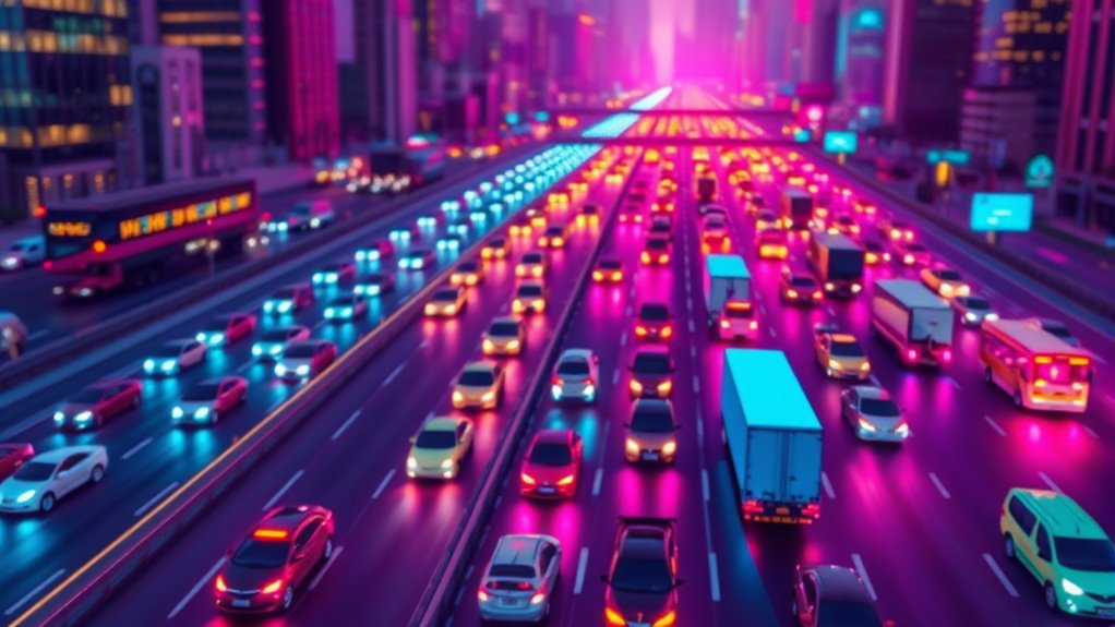 realistic traffic flow simulation