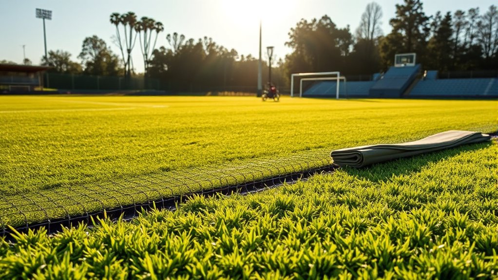 regular playfield maintenance schedule