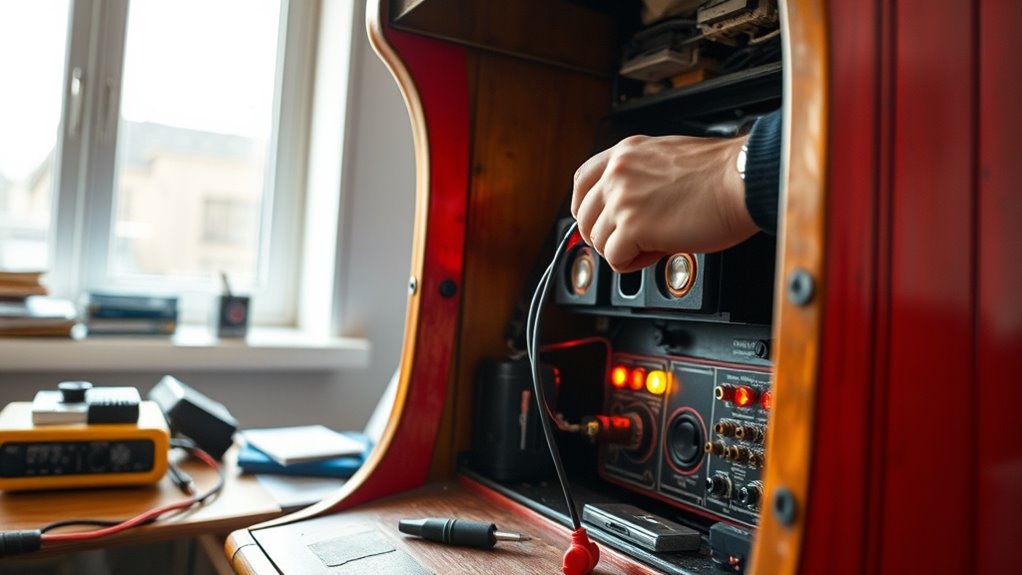 regular sound system maintenance