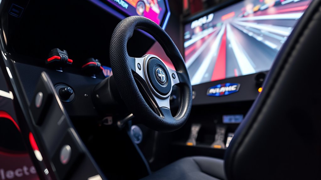responsive ergonomic racing controls
