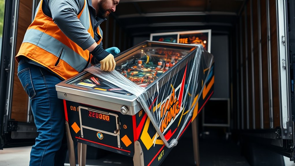 secure fragile components carefully