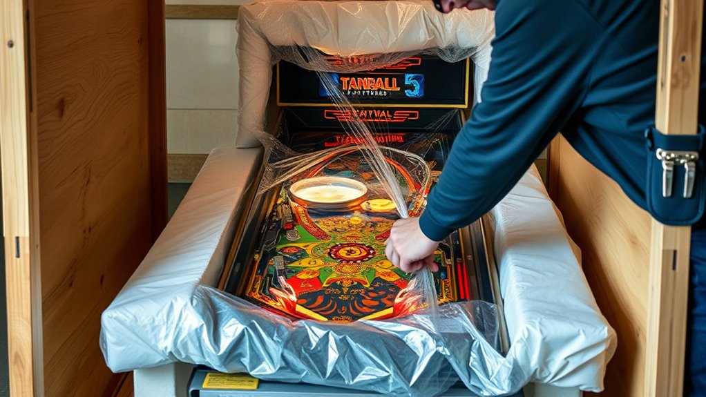 secure parts during transport