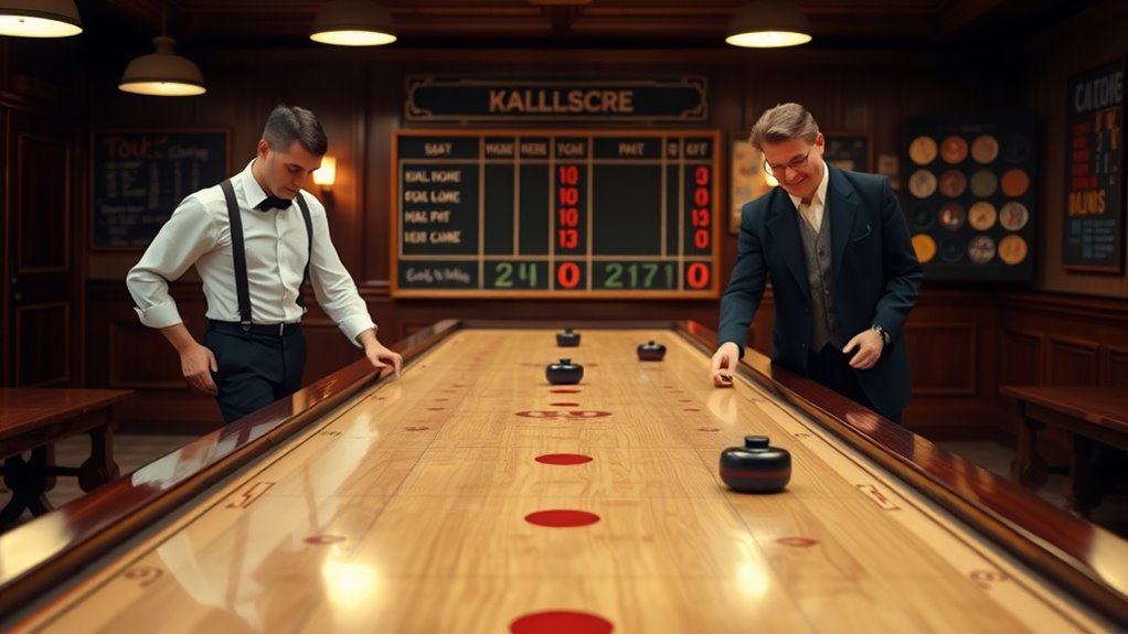 shuffleboard scoring history