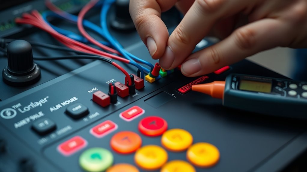 test organize troubleshoot assemble
