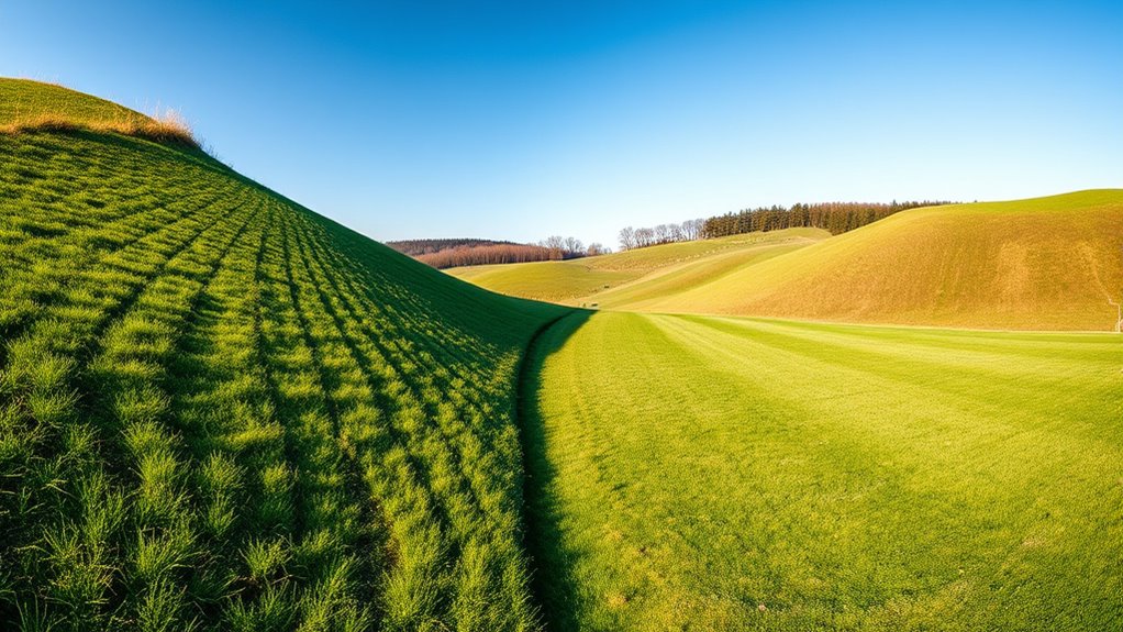 tilted versus mild slopes