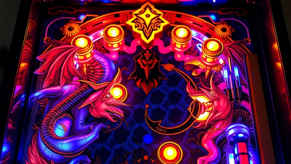 vibrant durable backglass artwork
