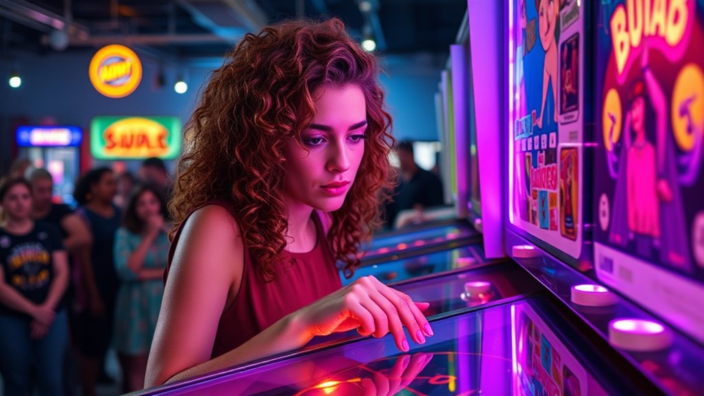 women breaking pinball records