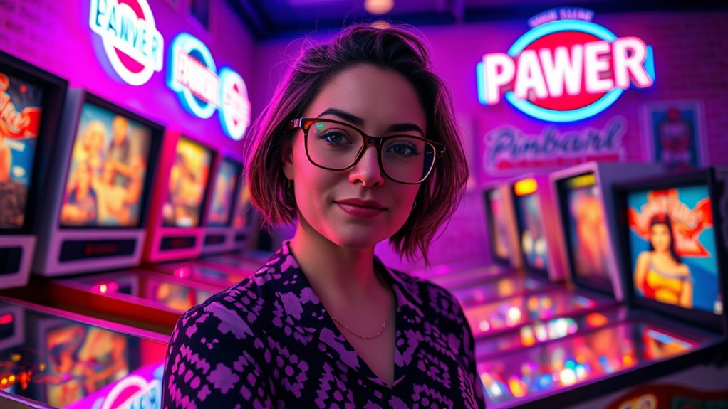 women shaping pinball art