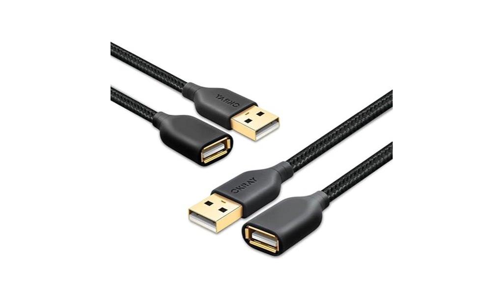 10 foot usb extension cables