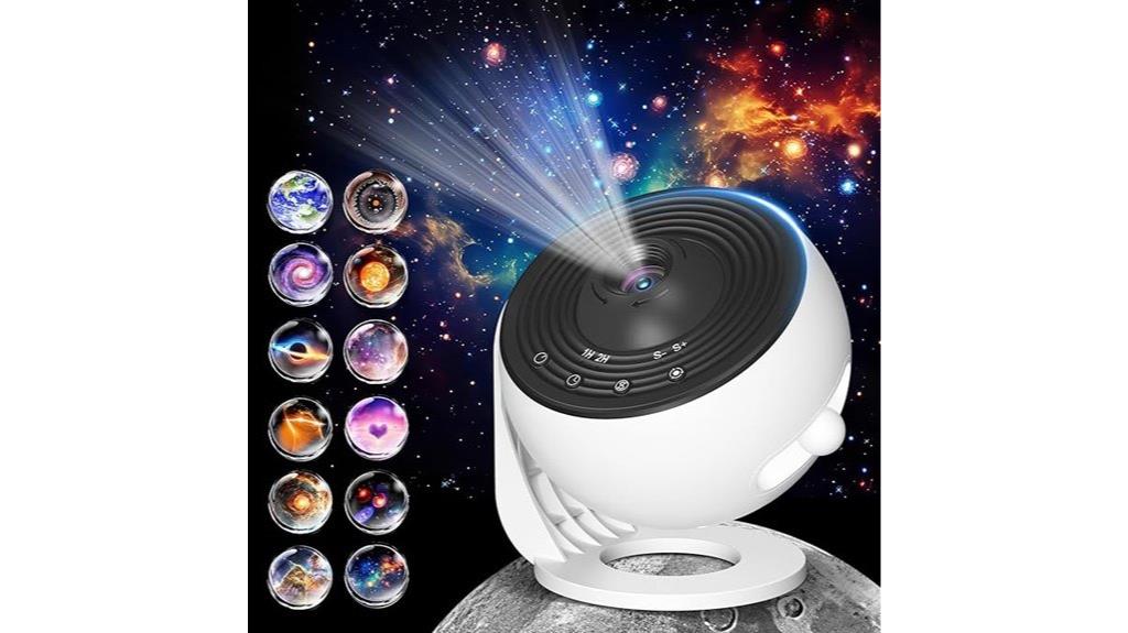 12 in 1 galaxy star projector