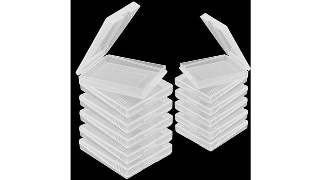 12 pack clear cartridge cases