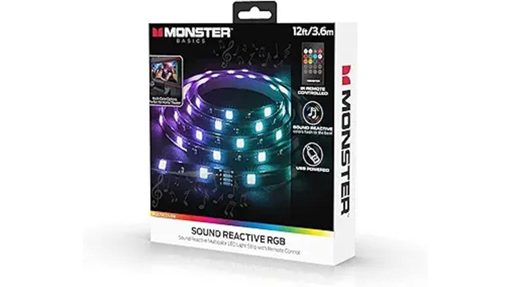 12ft multi color led