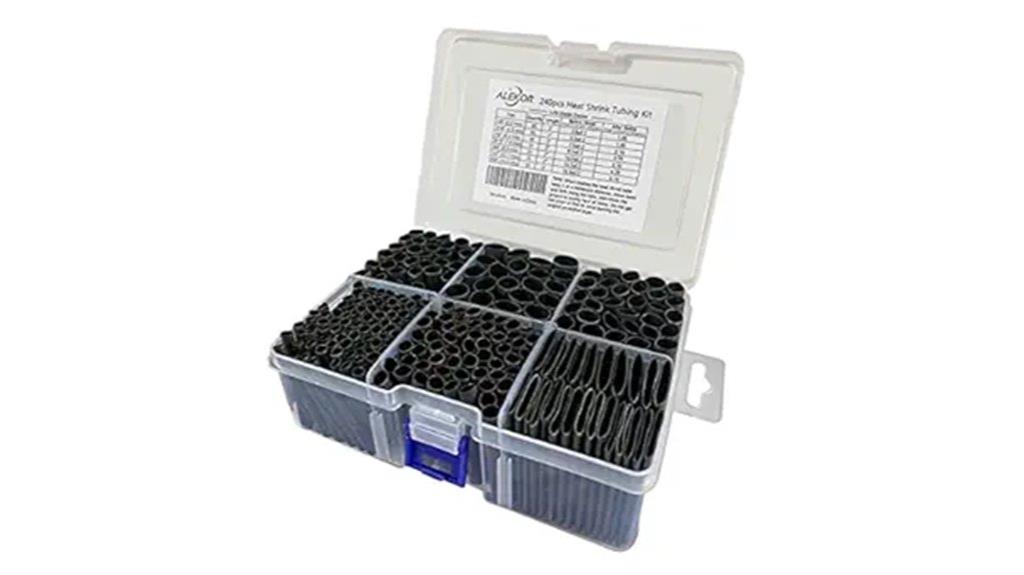 240 piece heat shrink tubing