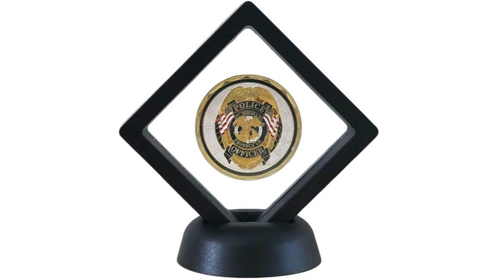 3d challenge coin display