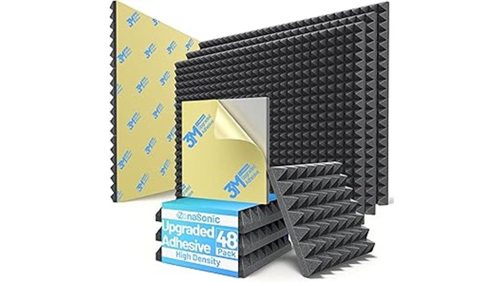 48 pack soundproof foam