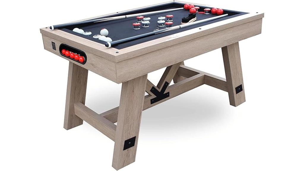 54 inch bumper pool table