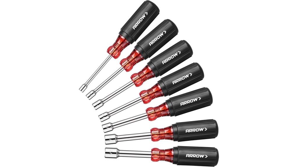 7 piece sae nut driver set