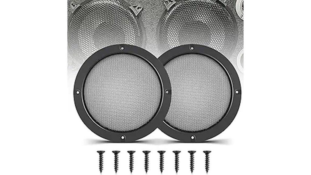 8 inch metal speaker grille