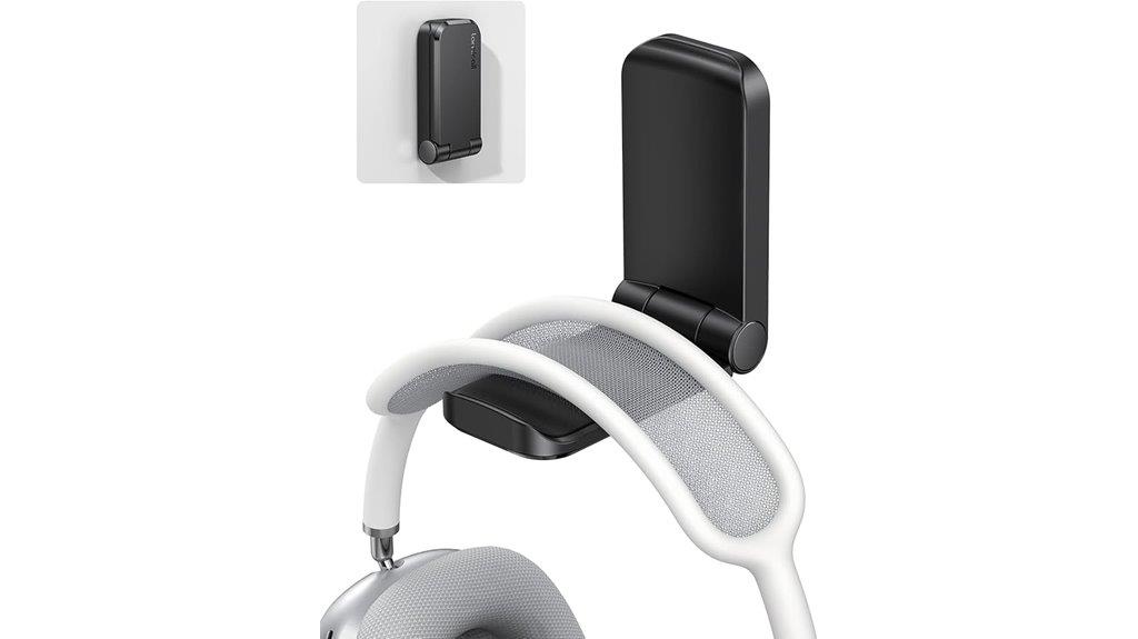 adhesive headphone mount