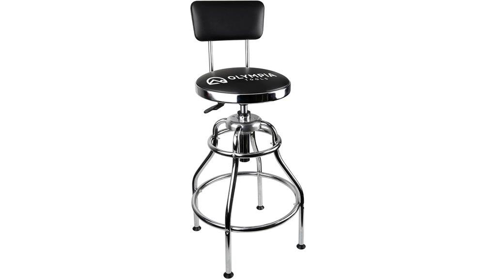 adjustable hydraulic work stool