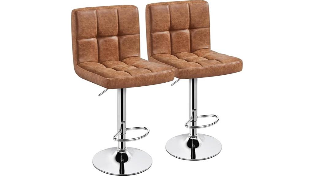 adjustable swivel bar stools