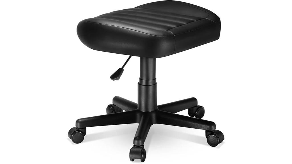 adjustable swivel rolling stool