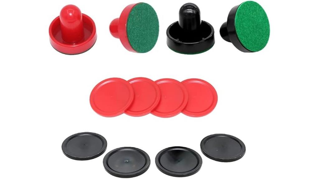 air hockey pusher set