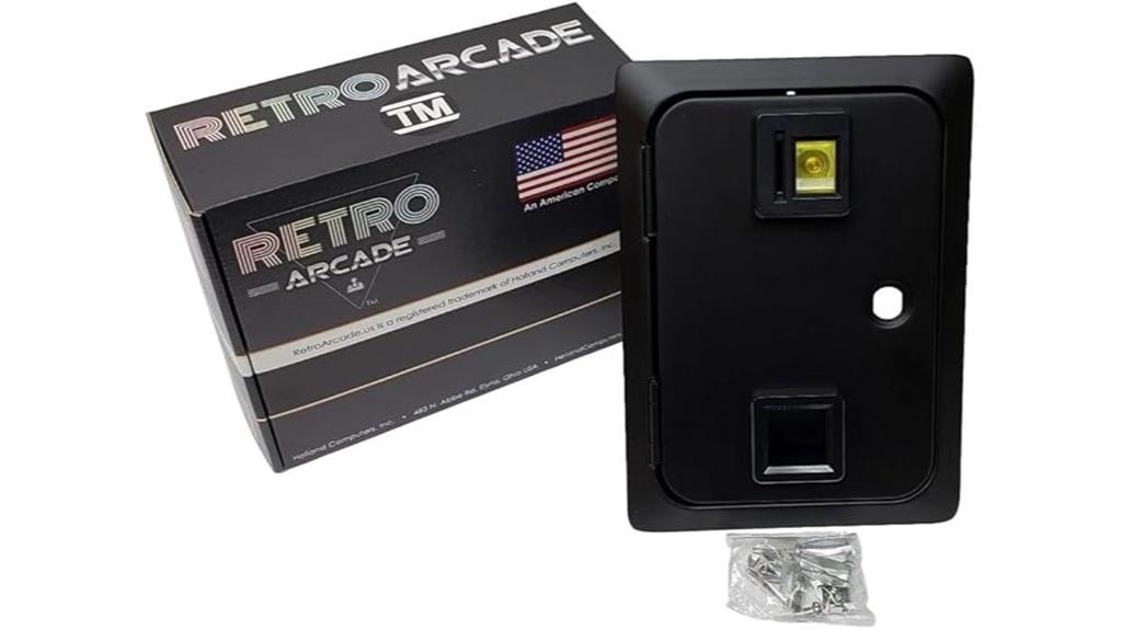 arcade coin door assembly