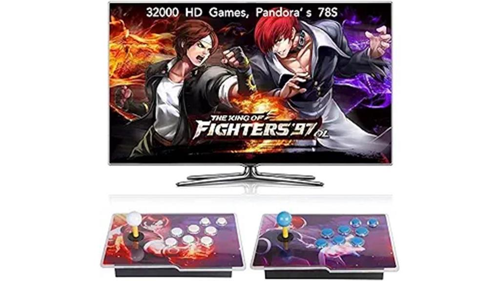 arcade console with hosts