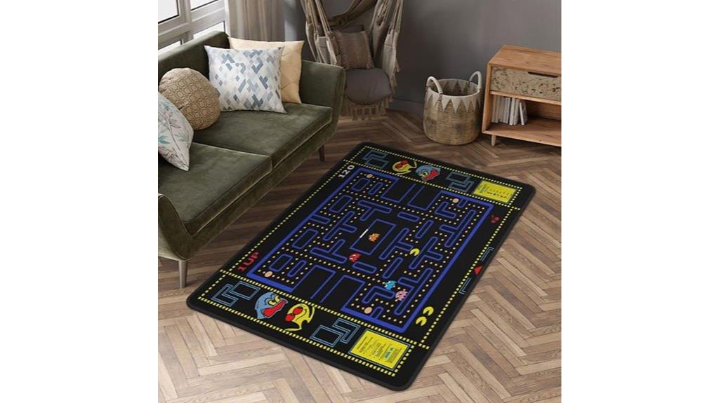 arcade game room rug