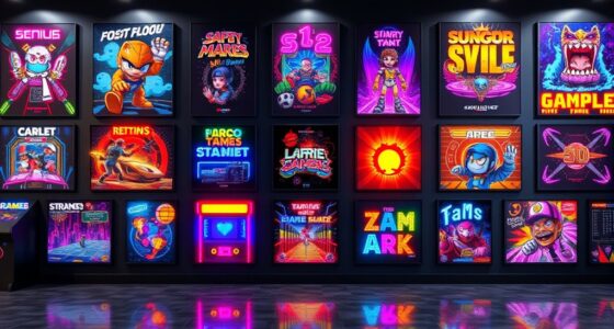 arcade wall art ideas