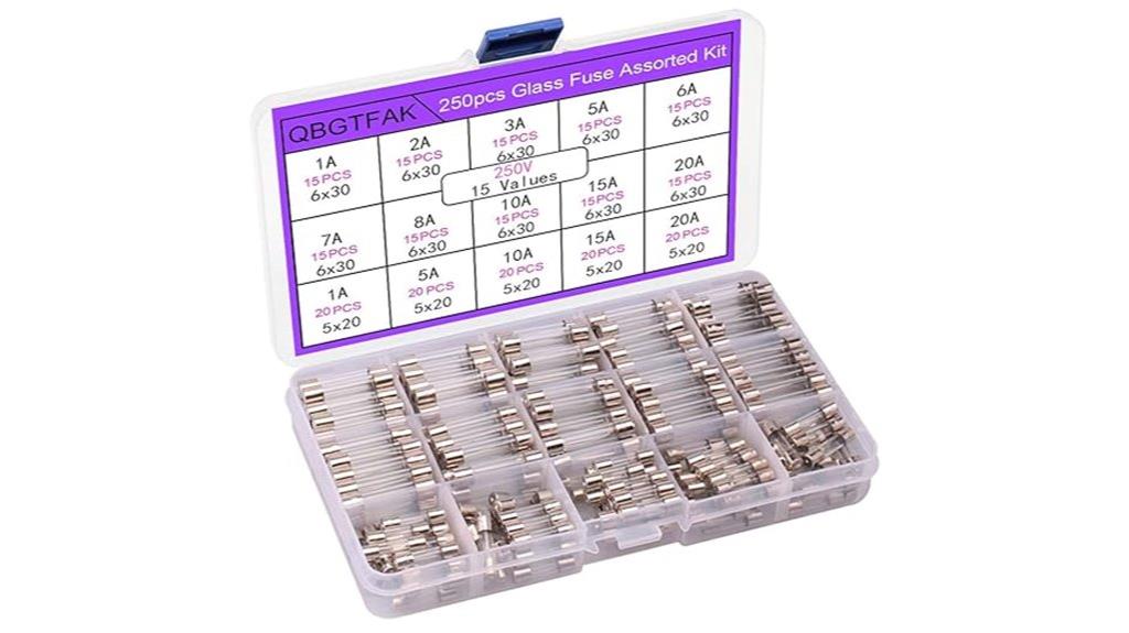 assorted glass fuse kit