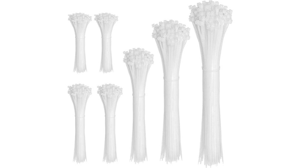 assorted nylon zip ties