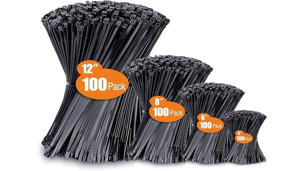 assorted zip tie pack