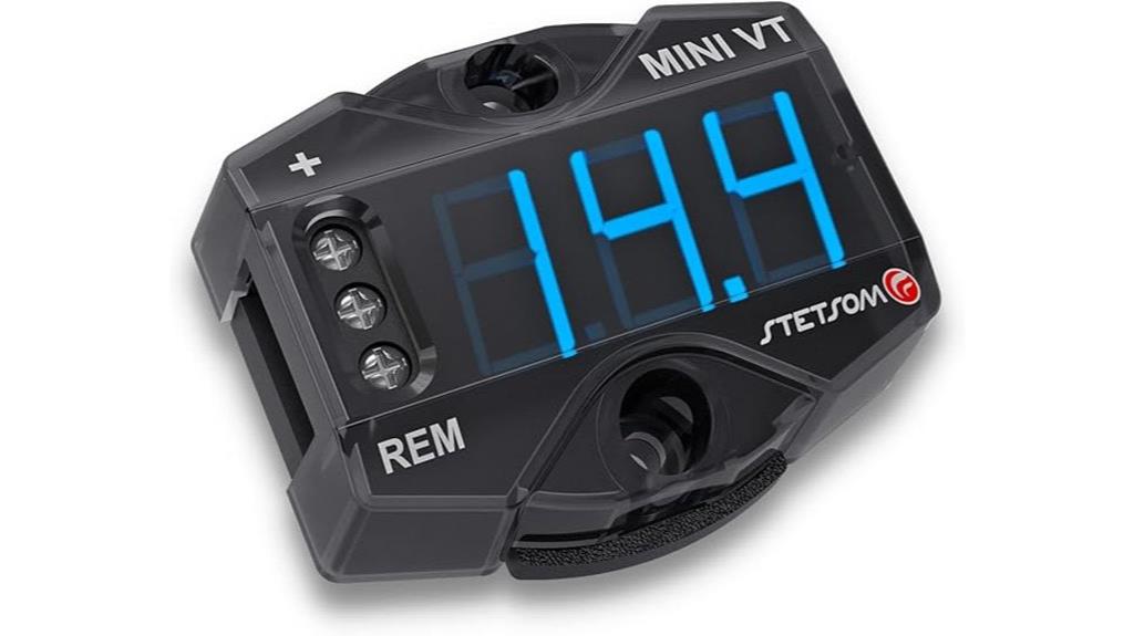 automotive battery voltmeter