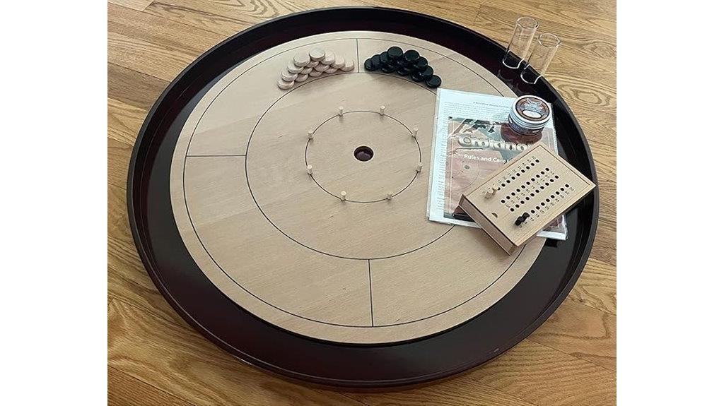 beech crokinole tournament board