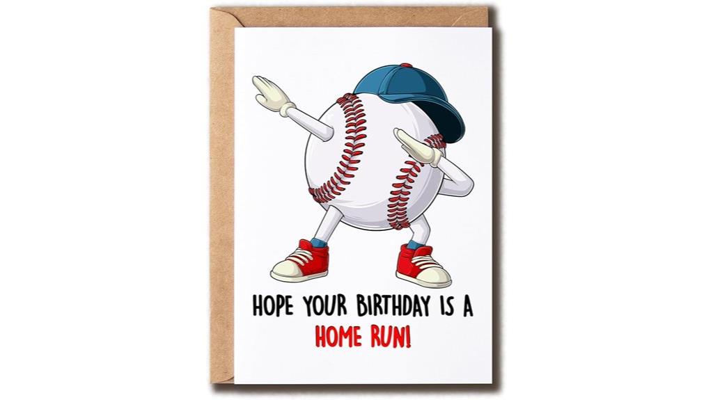 birthday home run card