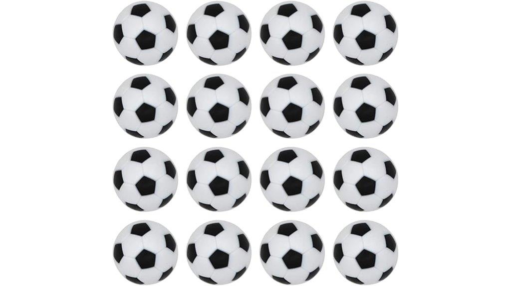 black 32mm mini footballs