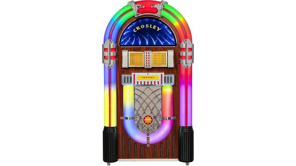 bluetooth cd jukebox lights