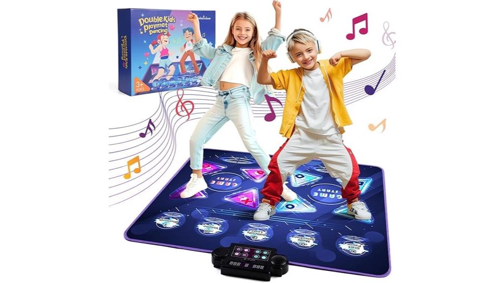 bluetooth enabled kids dance mat