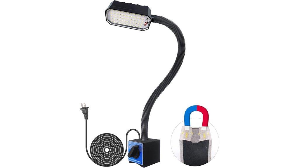 bright magnetic flexible work light