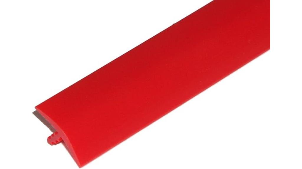 bright red arcade moulding