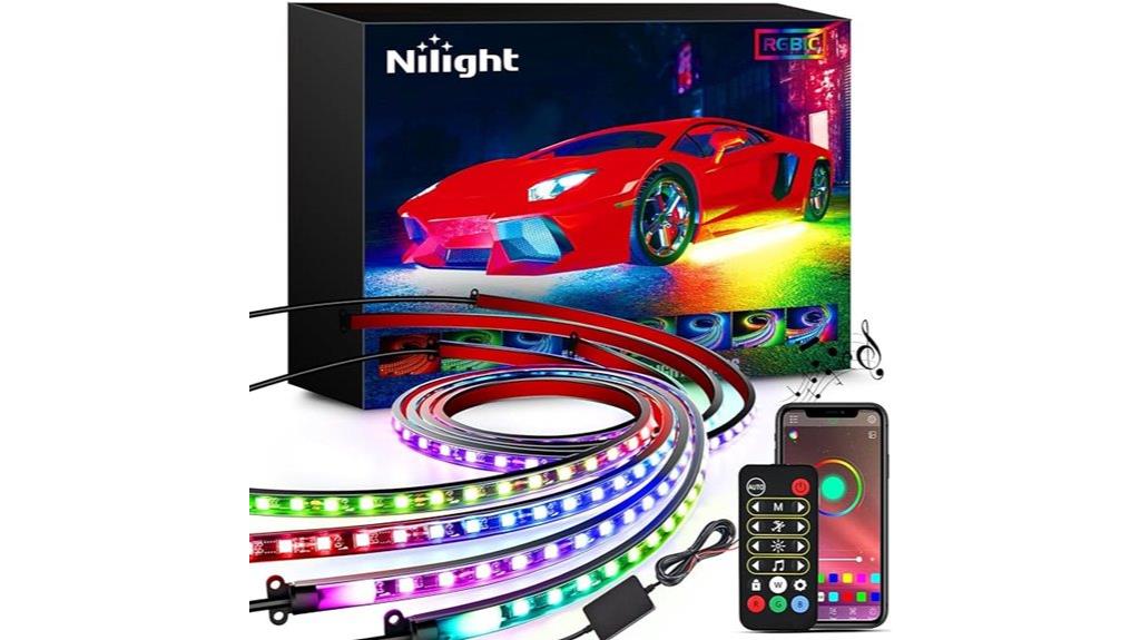 car neon accent strips
