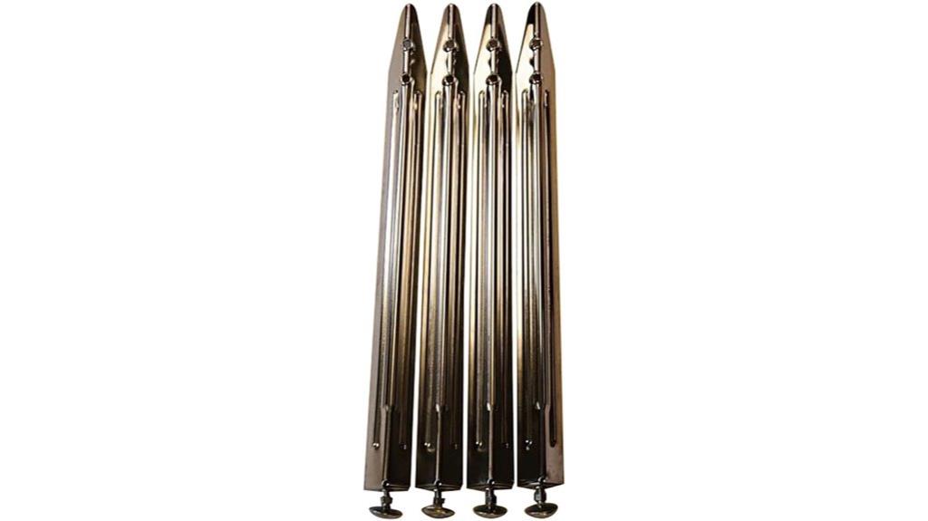 chrome pinball leg set