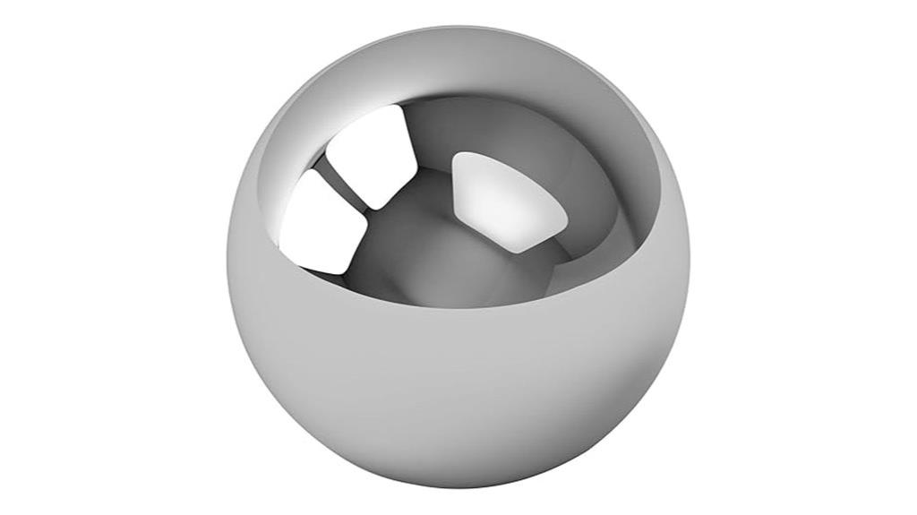 chrome steel pinball set