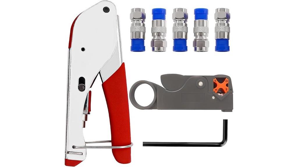 coax cable crimper kit