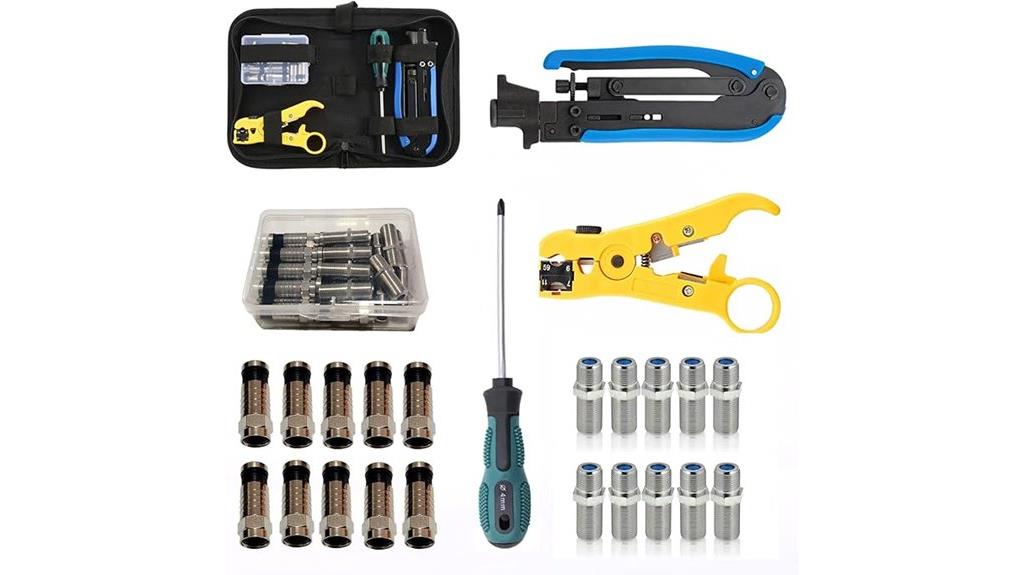 coax crimping tool kit
