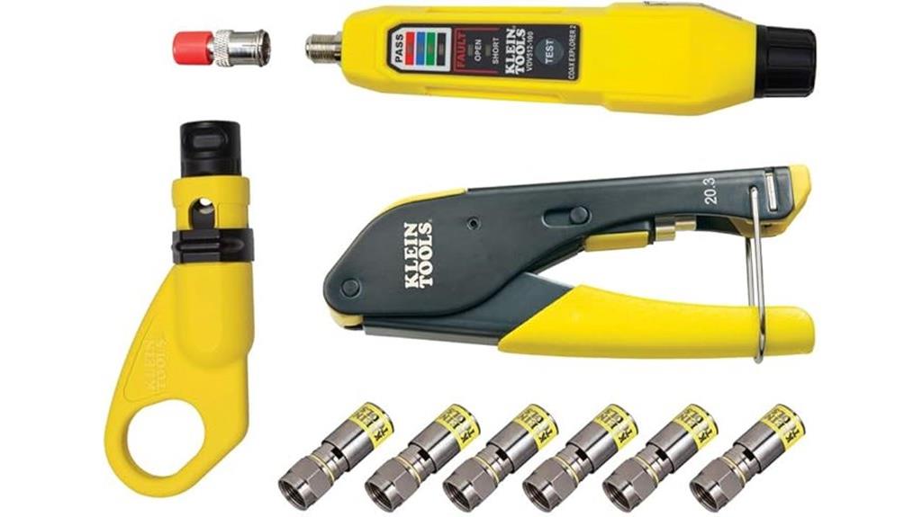 coaxial cable installation kit