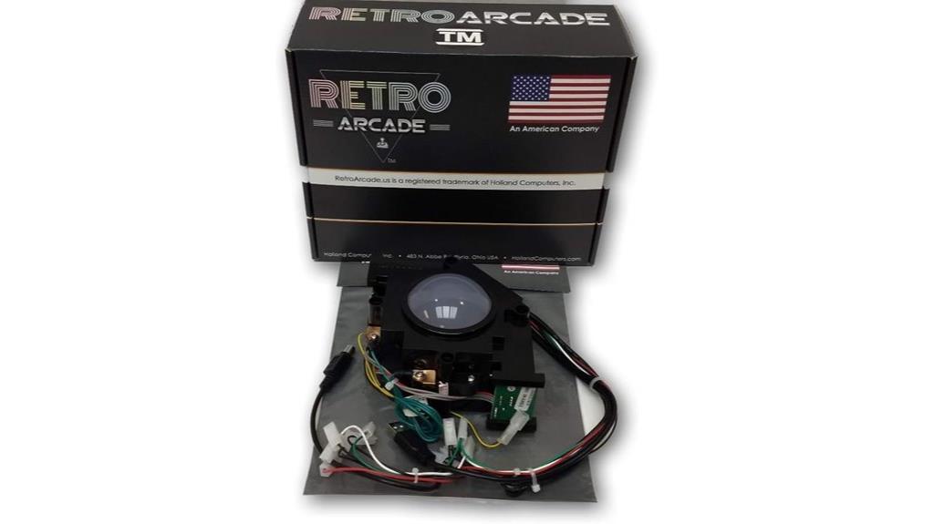 color changing arcade trackball