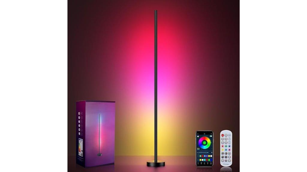 color changing corner lamp